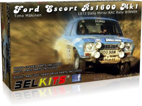Go to product BELKITS 006 - 1:24 Ford Escort RS1600 MKI - Timo Makinen Winner Daily Mirror RAC Rally 1973