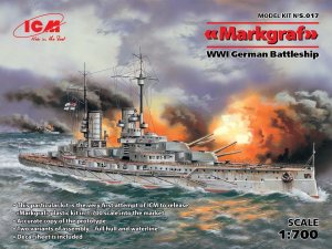 ICM S.017 - 1:700 Markgraf WWI German Battleship