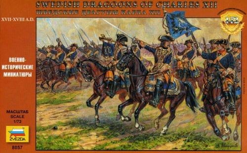 Go to product ZVEZDA 8057 - 1:72 Svedish Dragoons of Charles XII