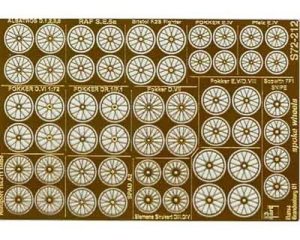 PART S72212 - 1:72 Wheels WWI
