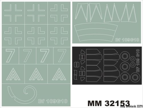 Go to product MONTEX MM32153 - 1:32 Messerschmitt Bf 109G-10