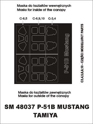 Go to product MONTEX SM48037 - 1:48 P-51 B Mustang