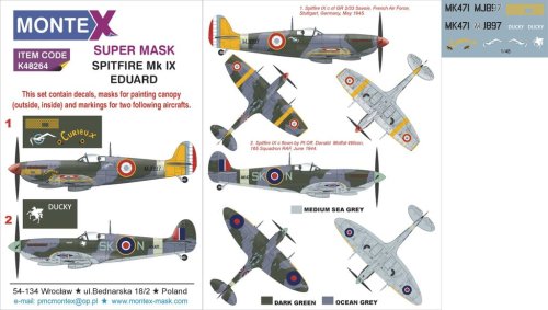 Go to product MONTEX K48264 - 1:48 Spitfire Mk.IX