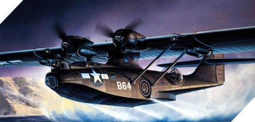 Go to product ACADEMY 12487 - 1:72 PBY-5A Black Catalina