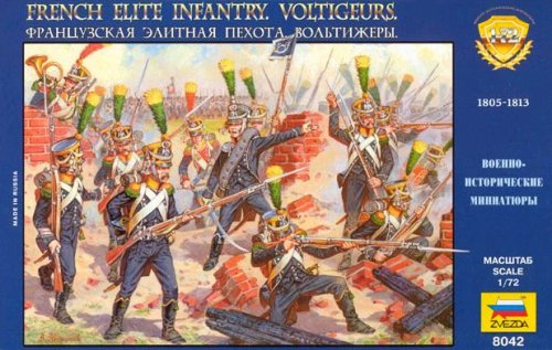 Go to product ZVEZDA 8042 - 1:72 French Voltigeurs. Elite infantry