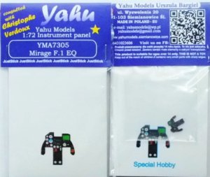 YAHU YMA7305 - 1:72 Mirage F.1 EQ - Instrument Panel