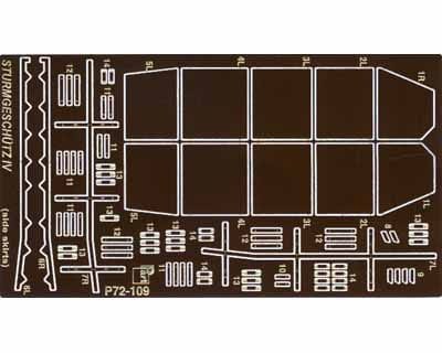 Go to product PART P72109 - 1:72 StuG IV side skirts