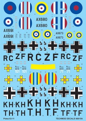 Go to product TECHMOD 48815 - 1:48 Potez 63-11 w/canopy mask