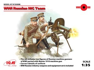 ICM 35698 - 1:35 WWI Russian Maxim MG Team (2 figures)
