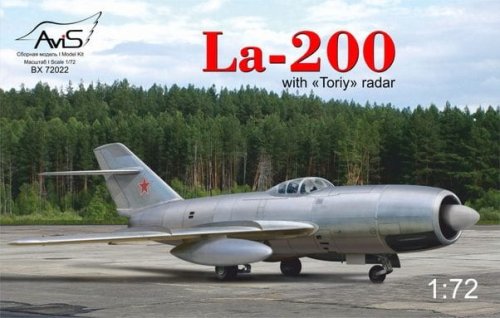 Go to product Avis BX72022 - 1:72 Lavochkin La-200 with Toriy radar