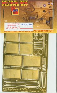PART P35218 - 1:35 Sd.Kfz.7 Tool Boxes Door