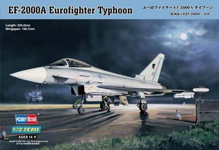Go to product HOBBY BOSS 80264 - 1:72 EF-2000 Eurofighter Typhoon