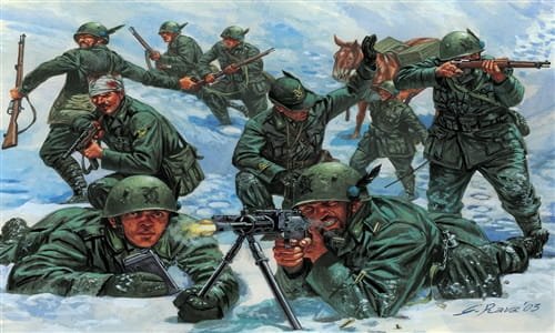 Go to product ITALERI 6059 - 1:72 Italian Mountain Troops Alpini WWII