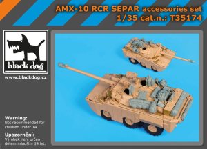 BLACK DOG T35174 - 1:35 AMX 10 RCR Separ accessories set