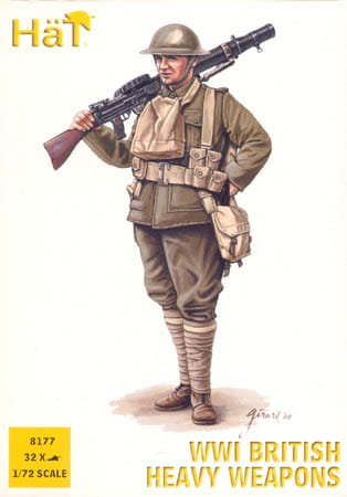 Go to product HAT 8177 - 1:72 WWI British Heavy Weapons