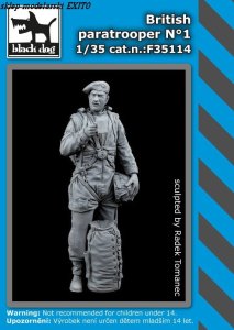 BLACK DOG F35114 - 1:35 British paratroper N°1
