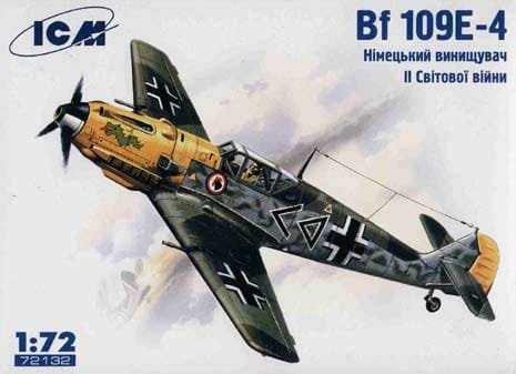 Go to product ICM 72132 - 1:72 Bf 109E-4, WWII German Fighter