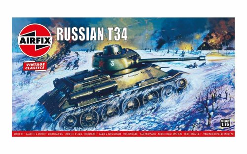 Go to product AIRFIX 01316V - 1:76 Russian T-34 - Airfix Vintage Classics