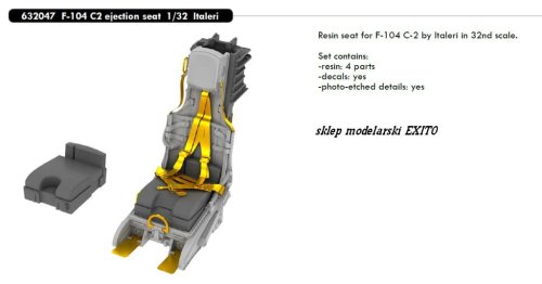 Go to product EDUARD 632047 - 1:32 F-104 C2 ejection seat