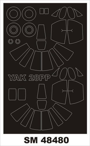 Go to product MONTEX SM48480 - 1:48 Yak-28PP
