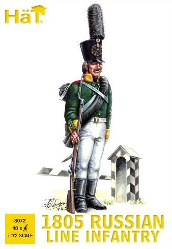Go to product HAT 8072 - 1:72 1805 Russian Line Infantry