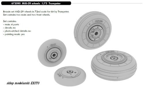 Go to product EDUARD 672090 - 1:72 MiG-29 wheels