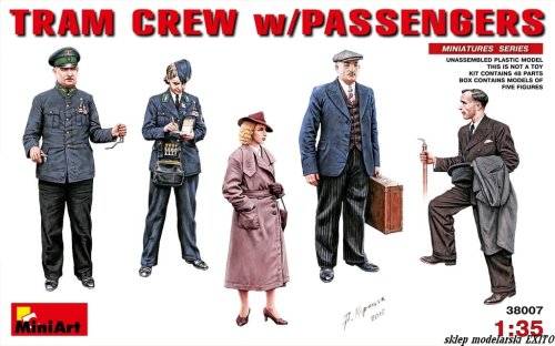 Go to product MINIART 38007 - 1:35 Tram Crew w/ Passengers