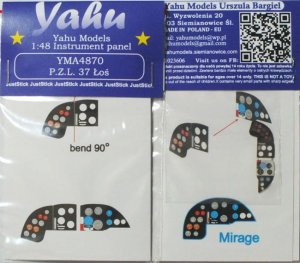 YAHU YMA4870 - 1:48 PZL 37 Łoś - Instrument Panel