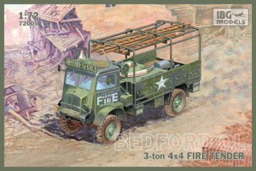 Go to product IBG 72005 - 1:72 Bedford QLR 3 ton 4x4 Fire Tender