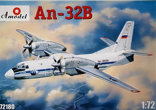 Go to product AMODEL 72180 - 1:72 Antonov An-32 B