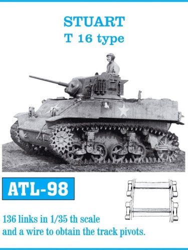 Go to product Friulmodel ATL-098 - 1:35 Stuart T16 type metal tracks