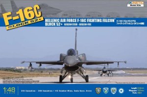 KINETIC 48028 - 1:48 F-16C HAF w/600 GAL tank & IRIS-T