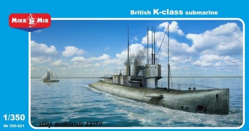 Go to product MIKROMIR 350021 - 1:350 British K-class Submarine