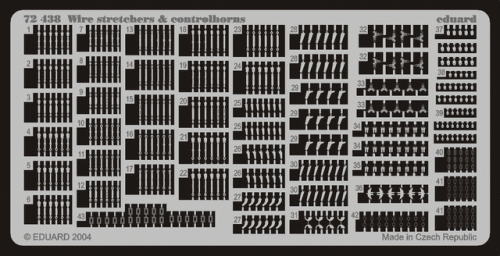 Go to product EDUARD 72438 - 1:72 Wire Stretchers & Controlhorns