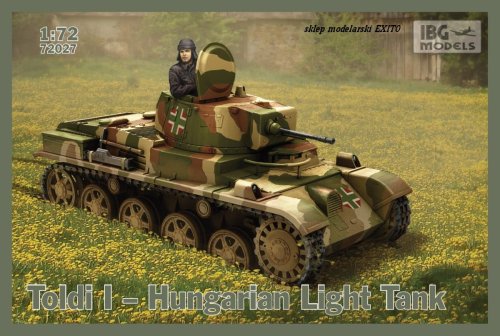Go to product IBG 72027 - 1:72 Toldi I - Hungarian Light Tank