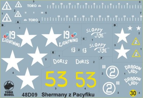 Go to product TORO MODEL 48D09 - 1:48 PTO Sherman tanks