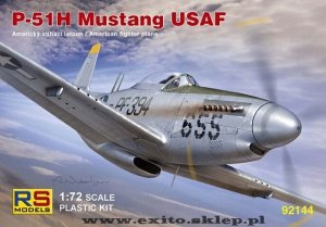 RS MODELS 92144 - 1:72 P-51 H Mustang - USAF