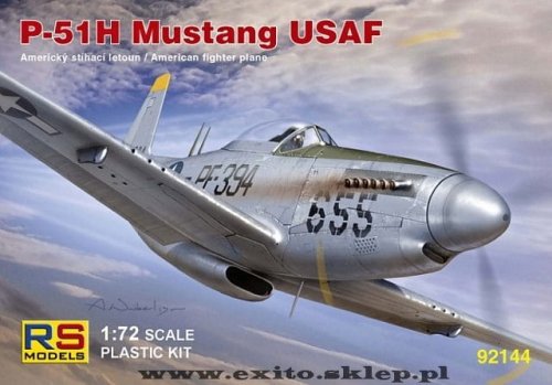 Go to product RS MODELS 92144 - 1:72 P-51 H Mustang - USAF