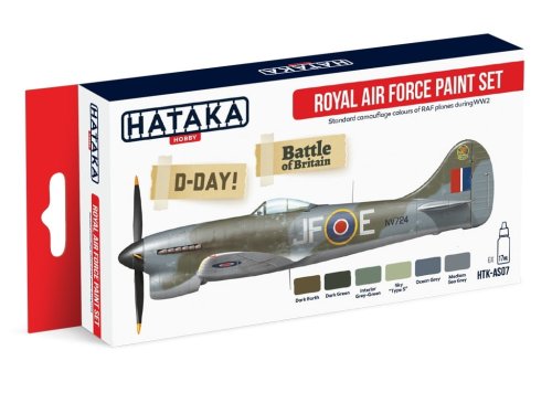 Go to product HATAKA AS07 - Royal Air Force paint set