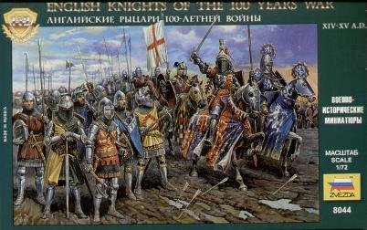 Go to product ZVEZDA 8044 - 1:72 English Knights of the 100 Years War