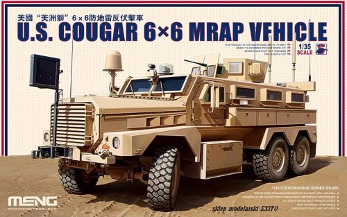 Go to product MENG MODEL SS005 - 1:35 U.S. Cougar 6×6 MRAP Vehicle
