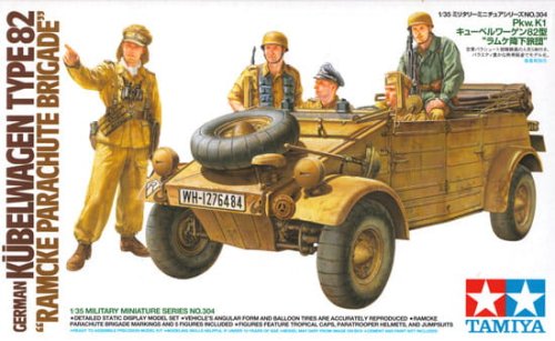 Go to product TAMIYA 35304 - 1:35 German Kubelwagen Type 82 - Ramcke Parachute Brigade