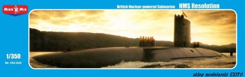 Go to product MIKROMIR 350026 - 1:350 British Submarine HMS Resolution