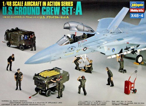 Go to product HASEGAWA X4804 - 1:48 U.S. Ground Crew Set A