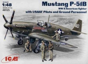 ICM 48125 - 1:48 Mustang P-51 B US  Pilots and Technics