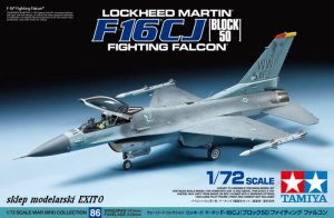 TAMIYA 60786 - 1:72 Lockheed Martin F-16CJ Block 50 Fighting Falcon