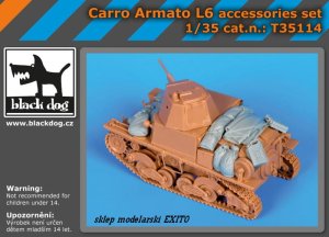 BLACK DOG T35114 - 1:35 Carro Armato L6 accessories set