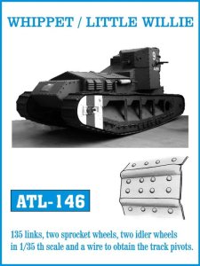 Friulmodel ATL-146 - 1:35 Whippet / Little Willie metal tracks