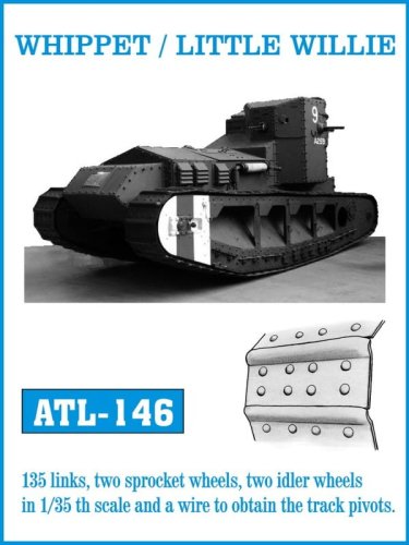 Go to product Friulmodel ATL-146 - 1:35 Whippet / Little Willie metal tracks