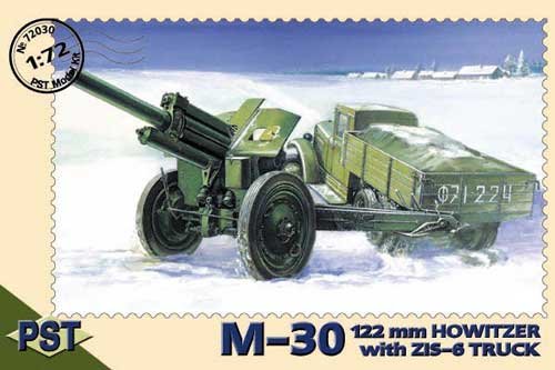 Go to product PST 72030 - 1:72 M-30 122 mm Howitzer with ZIS-6 Truck